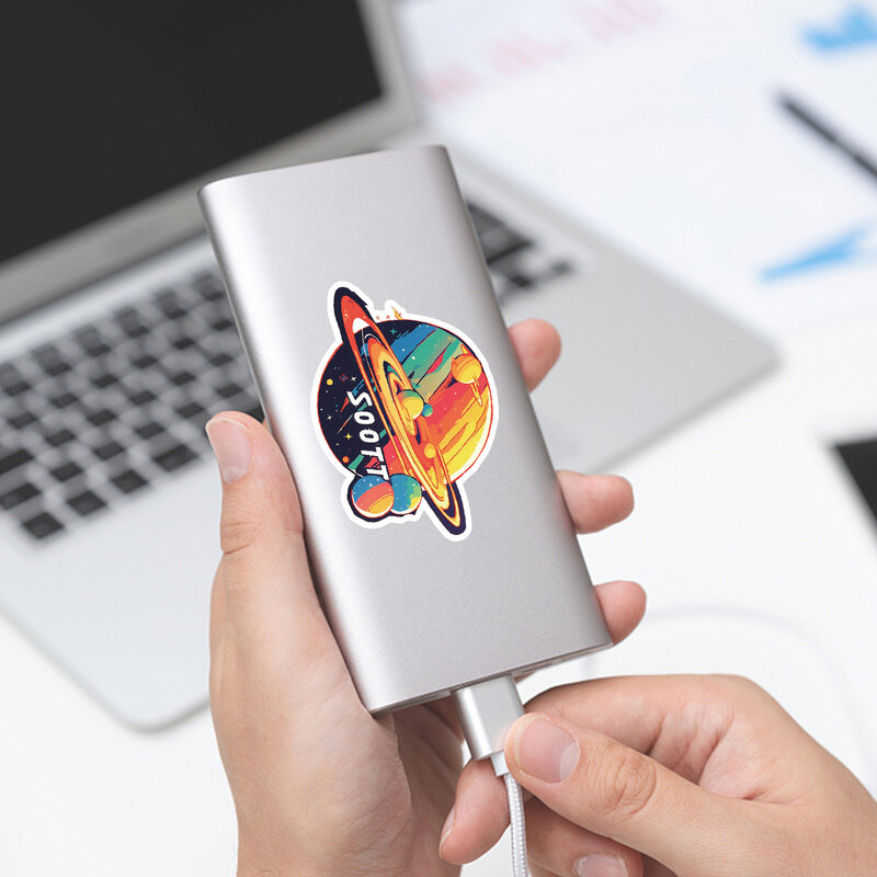 50Pcs Fantasy Colorful Starry Sky Series Graffiti Stickers Suitable for Laptop Helmets Desktop Decoration DIY Stickers Toys