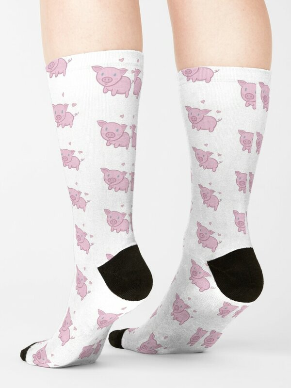 Happy Little Pig #1 Socks winter gifts christmas gifts Stockings man Men's Men's Socks Luxury Women's