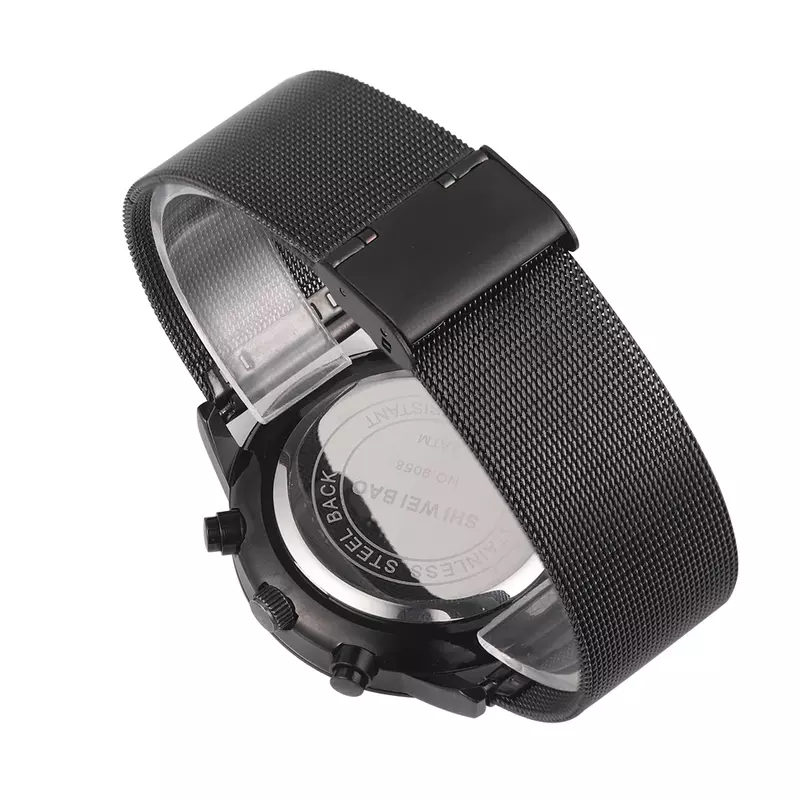 Светящиеся стрелки часы для мужчин люксовый бренд хронограф мужские спортивные часы водонепроницаемые полностью стальные Мужские кварцевые часы Relogio Masculino