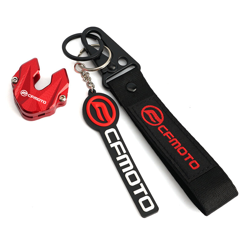 Motorbike Key Cover Case Shell Protection For Cfmoto CF MOTO CLX700 700mt 800mt 450MT 450SS 450NK 650MT CNC Keychain Keyring