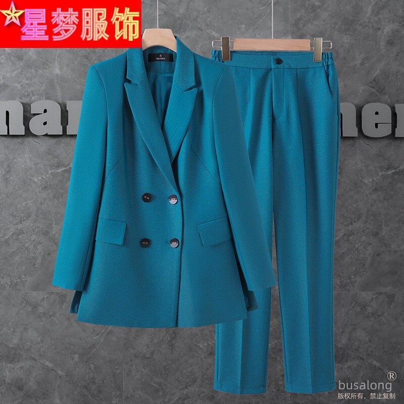 Autumn and Winter Long Sleeves Business Wear Suit Graceful and Fashionable Formal Suit Jacket Business Manager Work Clothes Fema