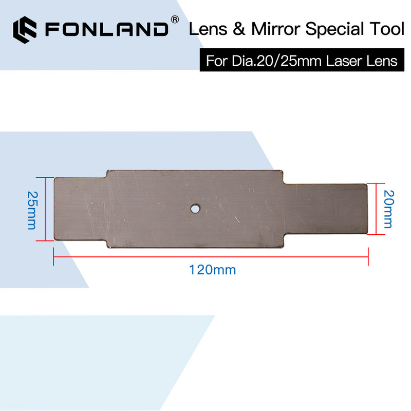 FONLAND-herramientas de instalación de desmontaje para máquina cortadora de grabado CO2, lente de cabeza y espejos, piezas de herramientas de inserción