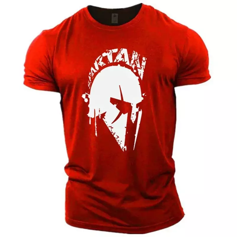 Футболка № 2a1279, футболки с спартанским принтом 3D, летние топы с коротким рукавом, личная уличная одежда, футболка большого размера, мужская одежда