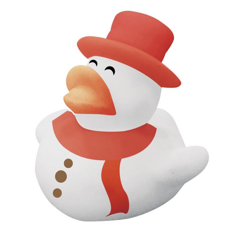 Juguetes de baño con temática de Navidad para niños y niñas, Mini Ducky de goma suave de 24 piezas, favores de fiesta, juguetes de Navidad