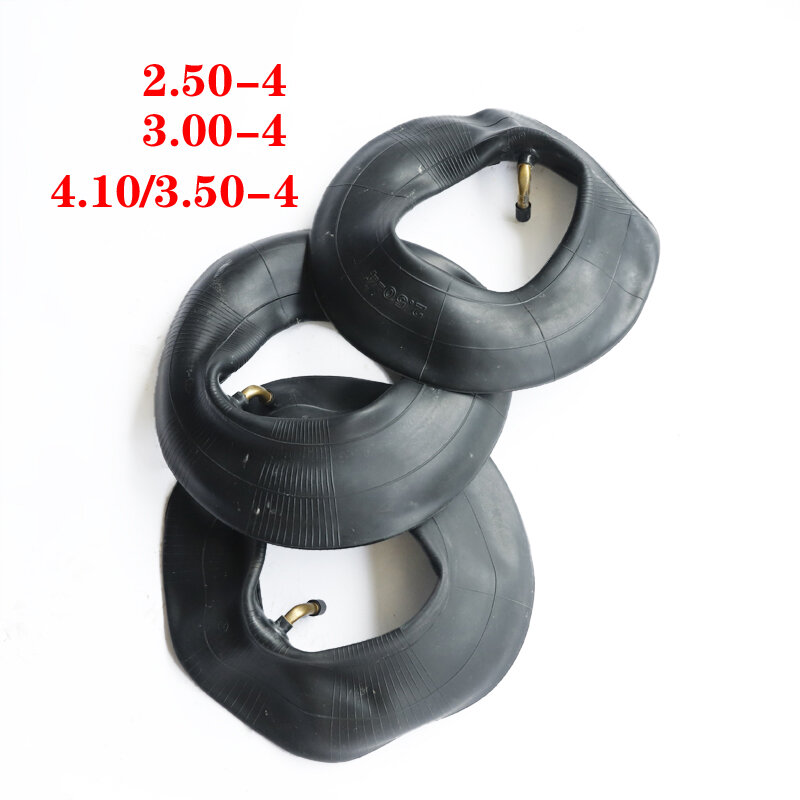 High Quality Black Butyl Rubber Inner Tube 2.50-4 3.00-4 4.10/3.50-4 Inner Tube Camera Electric Scooter Accessories