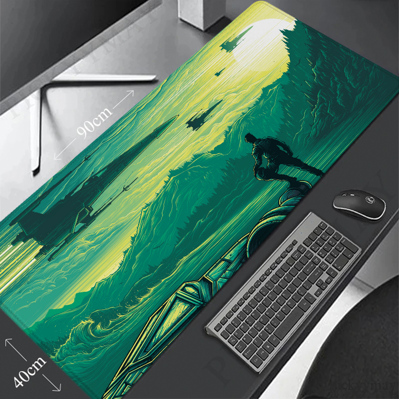 Movie Illustration Mouse Pad Large Computer Accessories Mousepad Gamer Desk Mat Game Mats Deskmat Gaming Mause Anime Office Pads