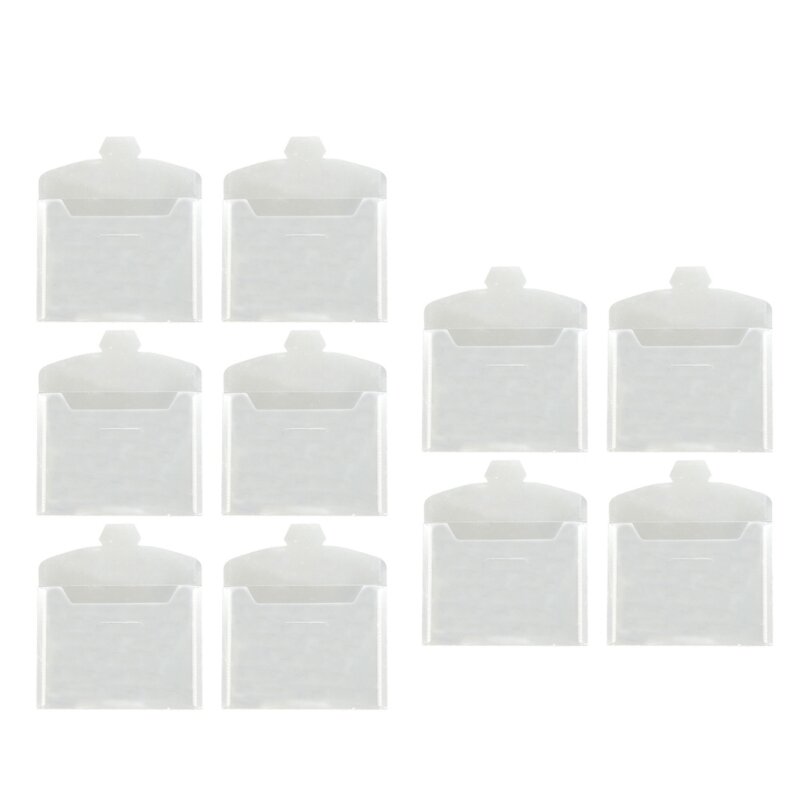 10 bolsillos transparentes para almacenamiento troqueles y troqueles, organizador plantillas