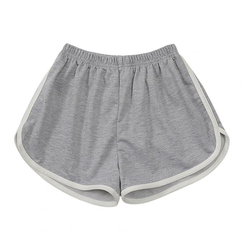 Pantalones cortos sencillos para mujer, informales, elásticos, ajustados, para la playa, para entrenamiento
