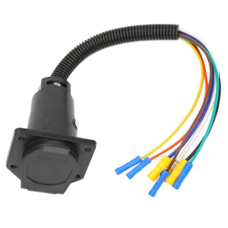 Vehicle Trailer Wiring Harness Adapter Seamless Connection Hassle Free Plug and Play 7Pin Waterproof Connector