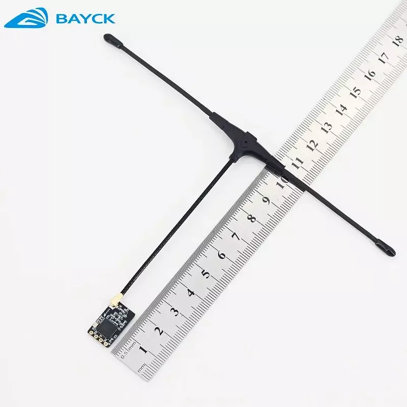 BAYCK ELRS 915MHz / 2.4GHz NANO ExpressLRS Receiver with T type Antenna Support Wifi upgrade for RC FPV Traversing Drones Parts