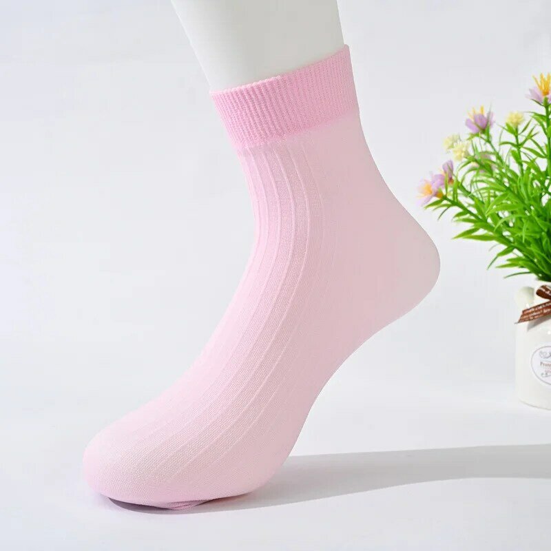 20Pairs Girls Socks Summer Breathable Children Short Ankle Socks Kids Soft Cotton Lace Princess Mesh Socks 6-16Y