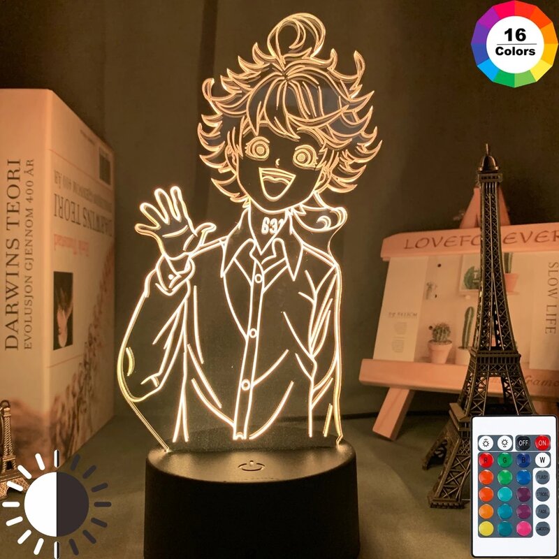 아크릴 Led 밤 빛 애니메이션 광포 한 Guts 침실 장식 Nightlight 룸 테이블 램프 생일 선물 3d Led 램프 만화