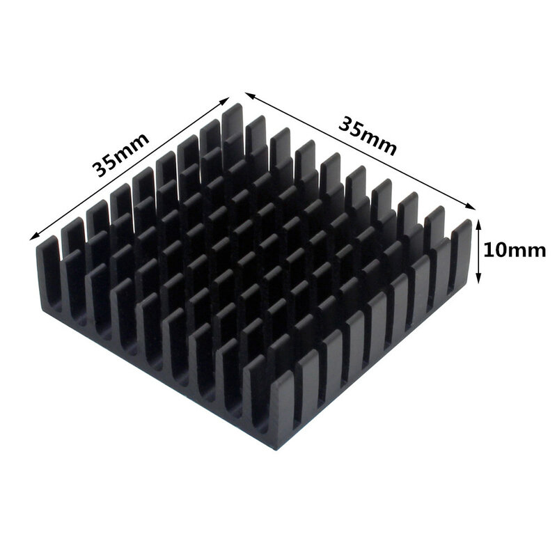 Kühlkörper kühler aus Aluminium kühlkörper für die elektronische Chip kühlung mit Wärme leitband