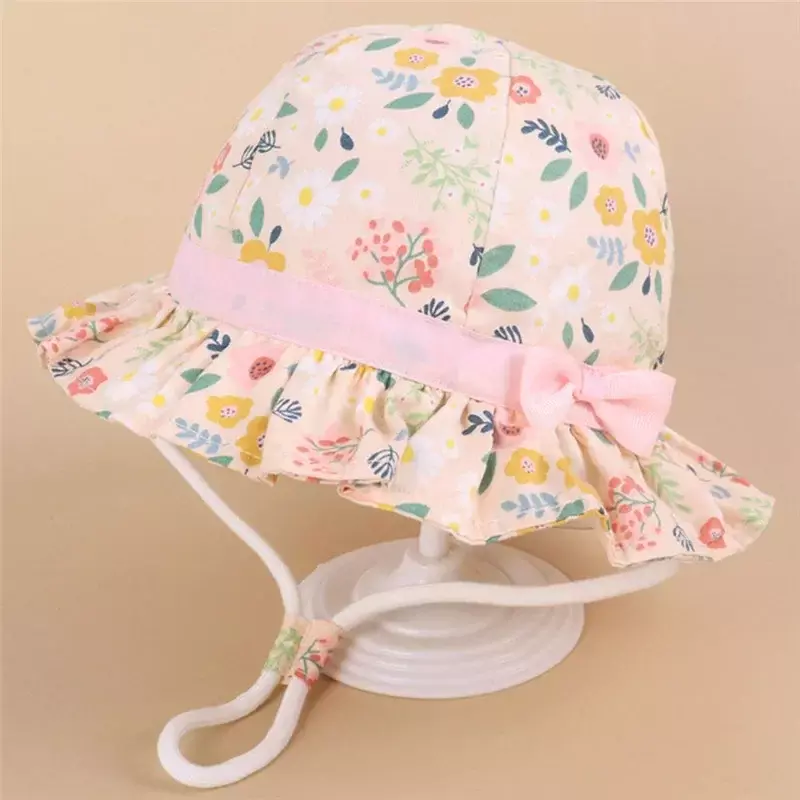 Sombrero panamá de algodón para bebé y niña, gorra de pescador de viaje para playa y exteriores, novedad de verano
