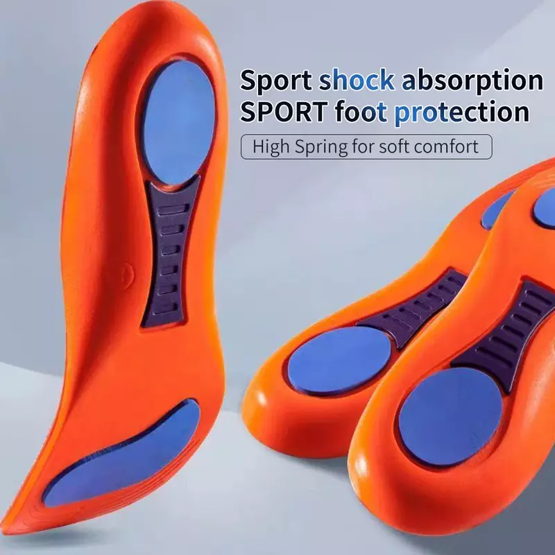 الرياضة مرونة عالية النعال للأحذية وحيد التكنولوجيا امتصاص الصدمات تنفس تشغيل النعال Feet تقويم العظام النعال