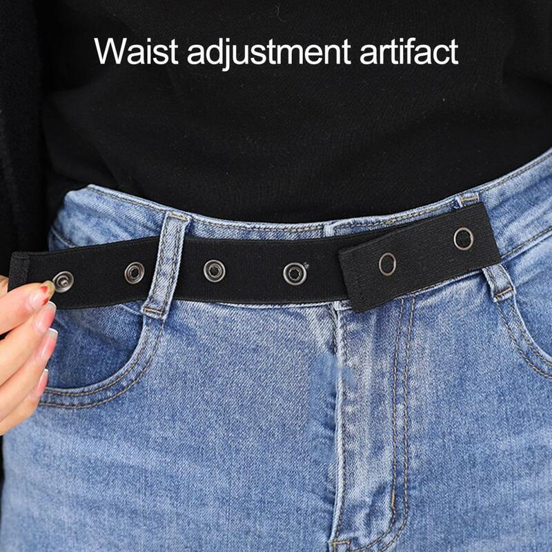 22,5 cm Taille Gürtel Frauen Einstellbare Nicht-slip Taille Einstellung Polyester Dame Jeans Elastische Gürtel für Schwangere
