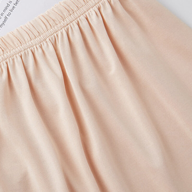 Rok ekstender renda lutut wanita, rok kasual baru model A-Line panjang berlubang Slip, rok ekstender renda lutut musim panas untuk wanita