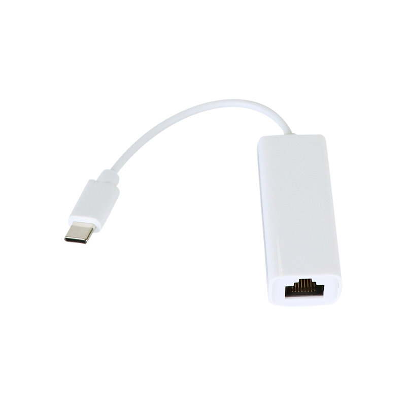 NEW USB 2.0 Type-C Ethernet Network Adapter to RJ45 10/100  Wired Internet Cable For Macbook Windows Systems Adapter