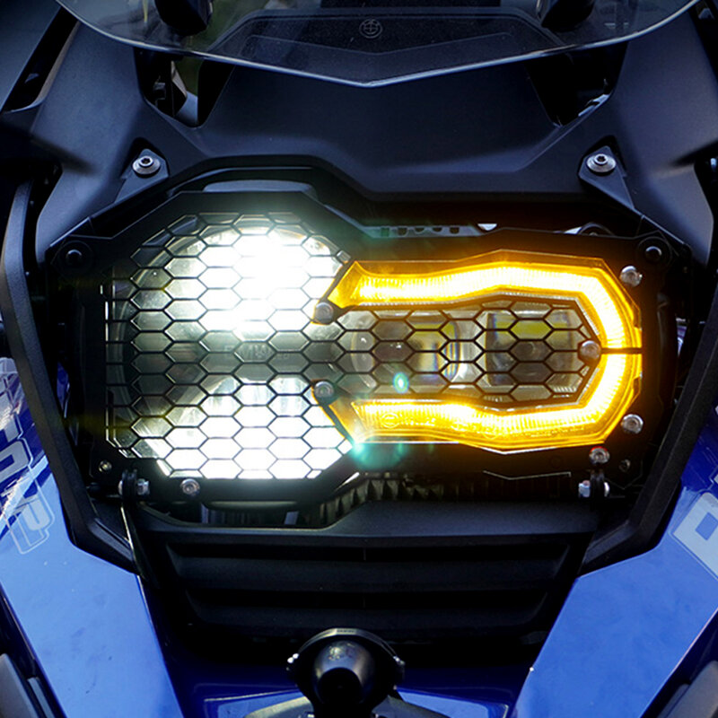 ตะแกรงป้องกันไฟหน้ารถจักรยานยนต์สำหรับ BMW โฆษณา1250 GS 2013-2022 1250GS ผจญภัย R1250GS ตะแกรงป้องกันฝาครอบป้องกัน