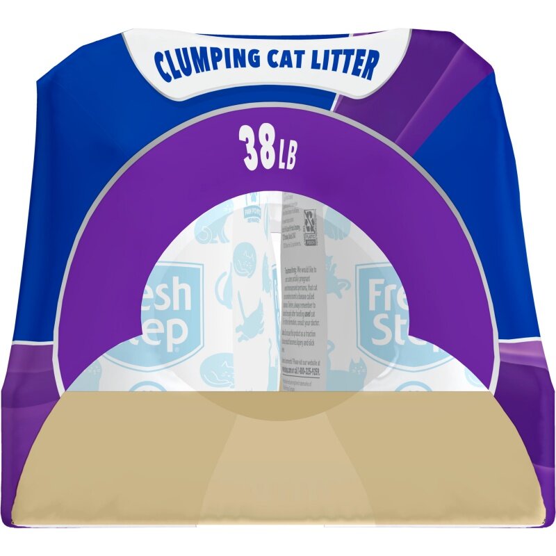 Fresh Step Multi-Cat Scented Clumping Cat Litter with the Power of Febreze, 38 lbs