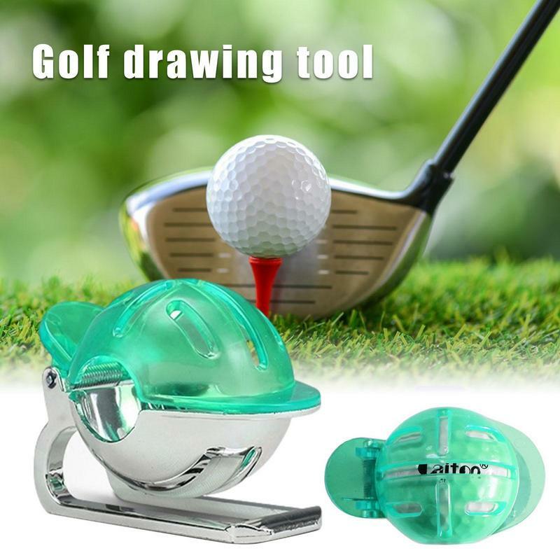 Golf Ball R Marker Template Drawing Alignment Marks Sign Tool Marker Pen Golf Putting Positioning Outdoor Golf Sport