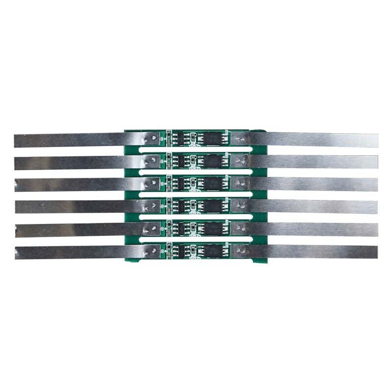 1-10pcs BMS 1S 3.7V 3A 18650 Lithium Battery Protection Board Over Charge Protective Plat with Solder Belt for Power Bank