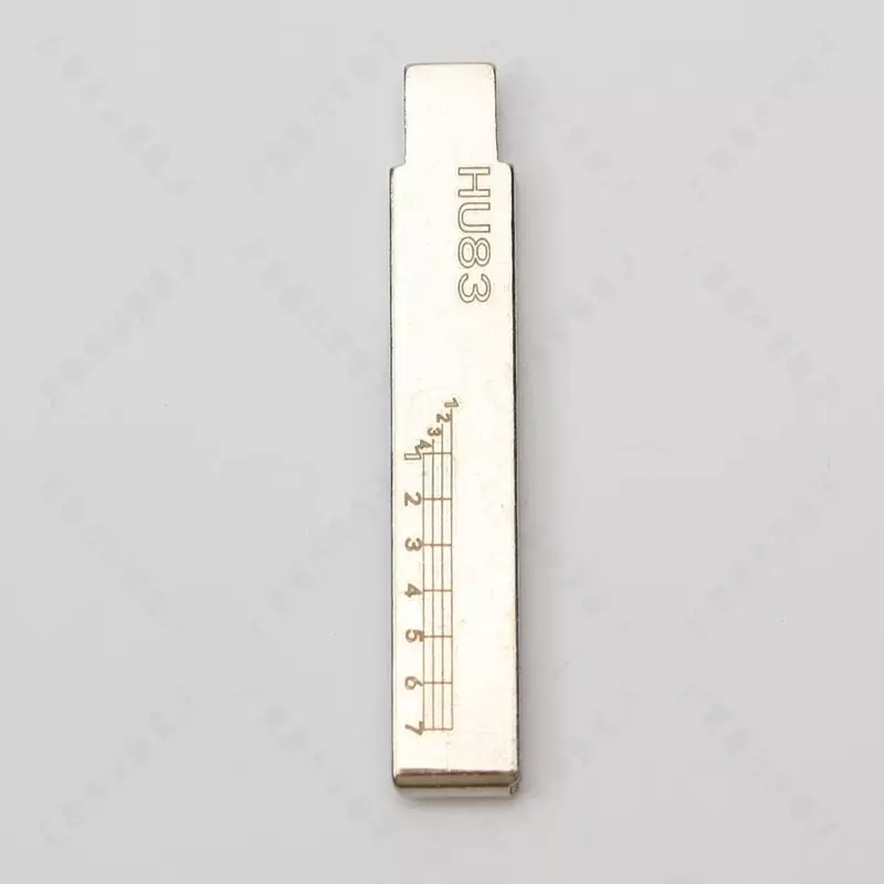 10ชิ้น/ล็อต HU83สลักสายกุญแจใบมีดสำหรับ Peugeot 508สำหรับ Citroen Scale shearing ฟันตัดกุญแจเปล่าพร้อมร่อง2 in 1