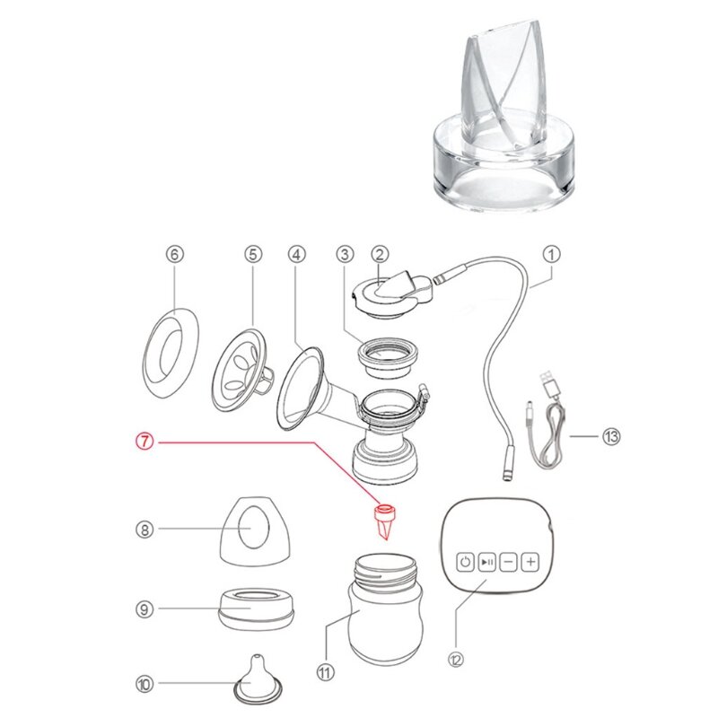 1/5 Pcs Silikon Entenschnabel Ventile Elektrische Brustpumpen-technologie Teile Baby Fütterung Nippel Pumpe Universal Ersatz Zubehör Großhandel