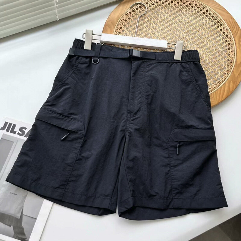 Men's and Women's Nylon Casual Shorts Outdoor Camping Waterproof Overalls