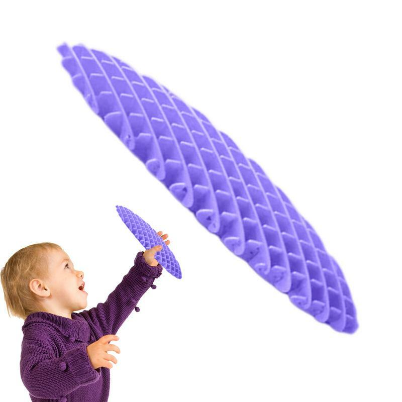 Fidget robak zabawka cicha Fidgets wyciska zabawka zabawka zabawna elastyczna rozszerzająca się robak do ćwiczeń na nadgarstku czuje się spokojny i zrelaksowany