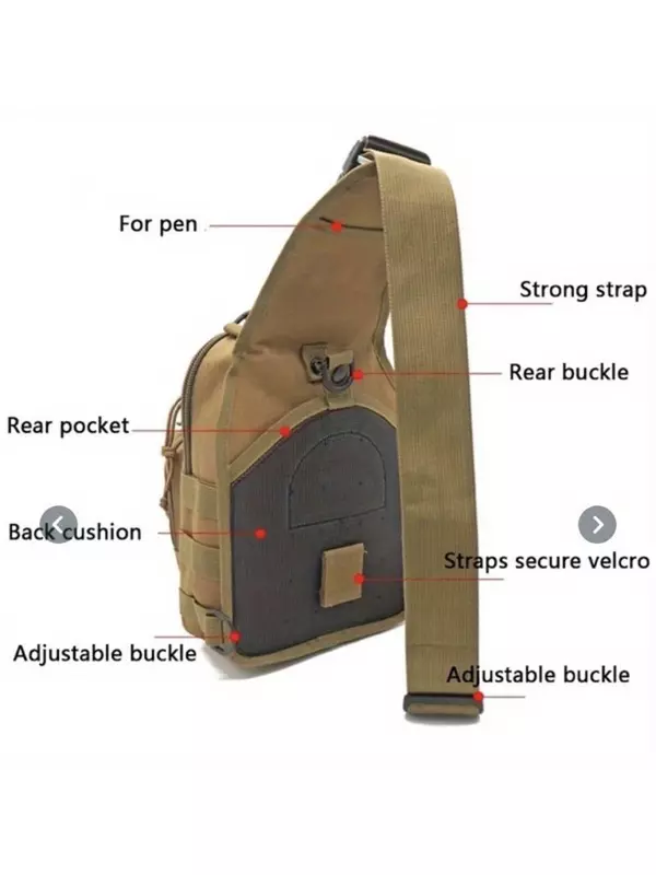 Универсальный Тактический Рюкзак-слинг, нагрудная сумка, походная охотничья сумка для переноски