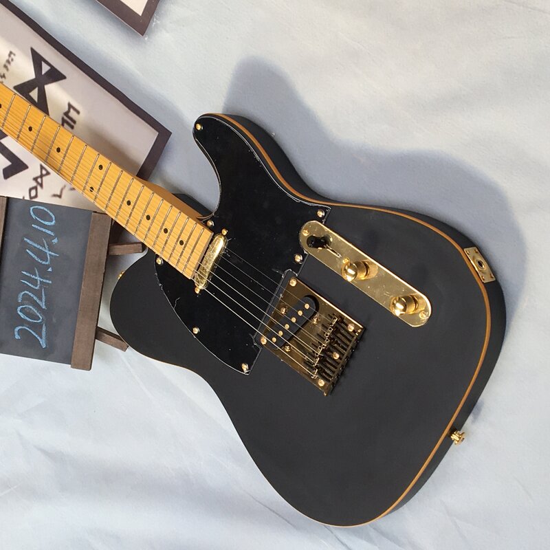 6 strun gitara elektryczna darmowa wysyłka złoty sprzęt matowa czarna gitara zamówienie i darmowa wysyłka guitarra