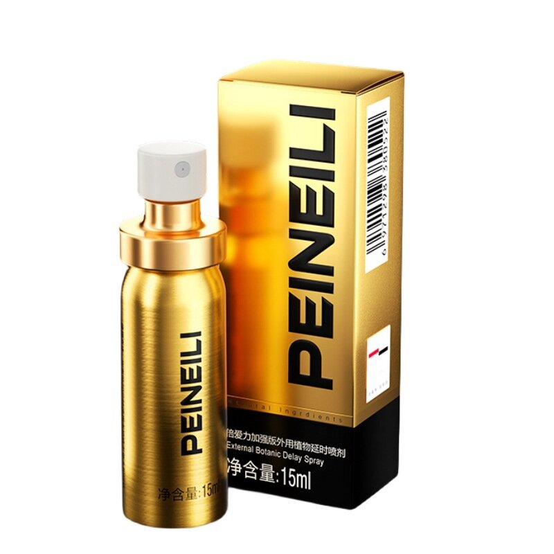 New Golden Peneili Male Sexual Delay Spray Men Delay Cream 60 minuti Long prevenire l'eiaculazione precoce Spray per l'erezione per adulti