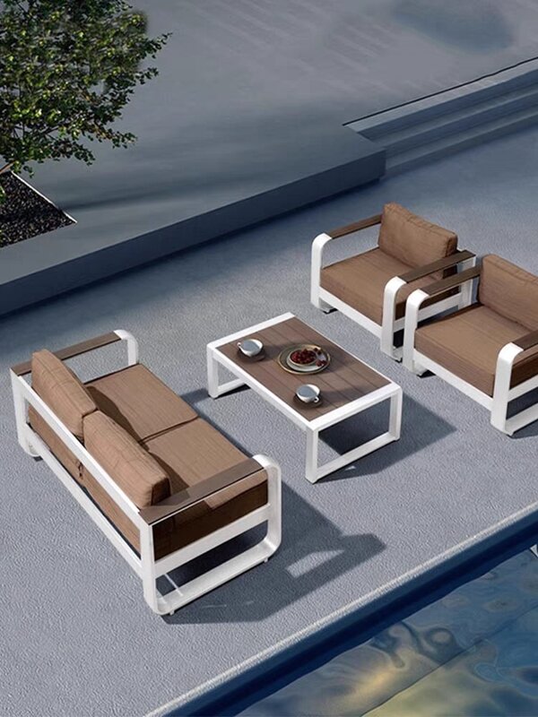 Outdoor aluminium sofa set