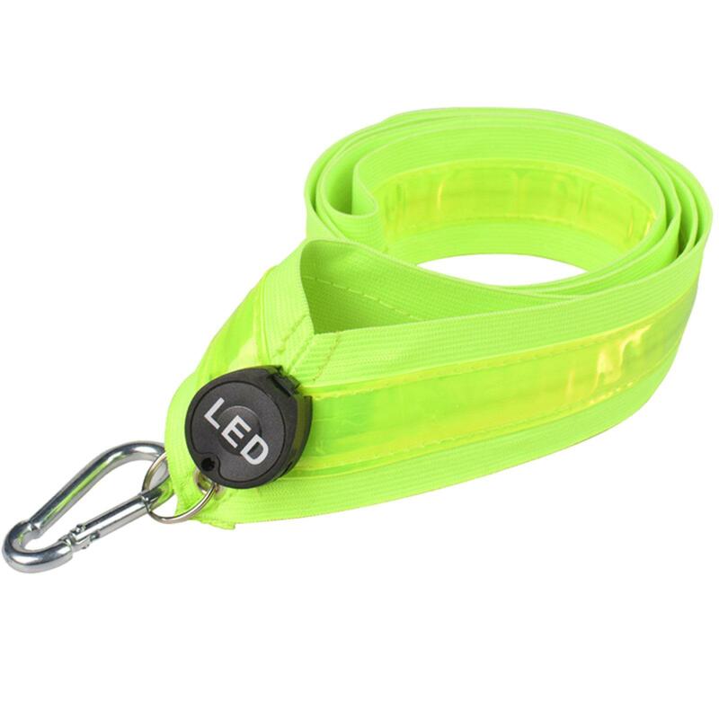 Banda reflectante luminosa, luz intermitente con gancho, carga USB, cinturón para correr, Camping, caminar, senderismo, trotar