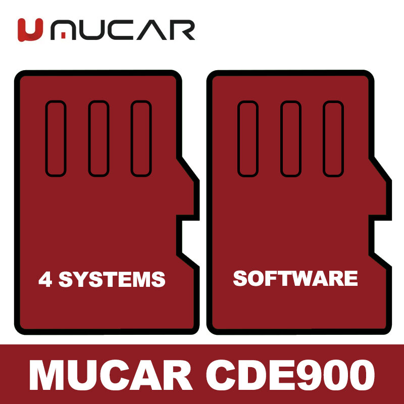MUCAR-Software de actualización CDE900, 28 funciones de reinicio y ECM, ABS, SRS, TCM, T-CODE