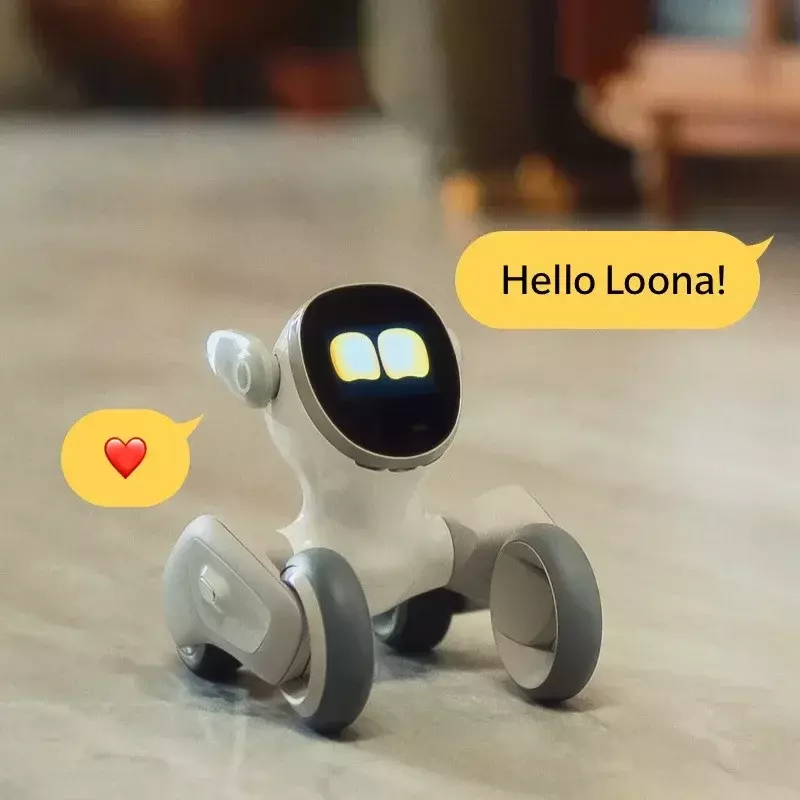 Inteligentny Robot pies Loona Luna emocjonalna interakcja wirtualne zwierzaki Ai Puzzle elektroniczne zwierzęta towarzyszące zwierzakom