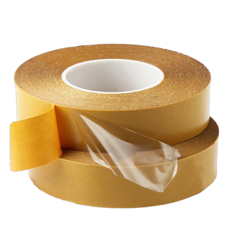 50M High Temperature Resistance PET Double Sided Tape No Trace Transparent Heat Resistant Strong Double-Sided Adhesive Tape 1PCS
