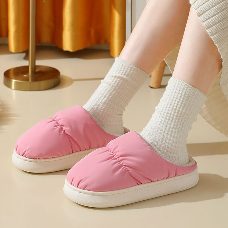 Zapatillas calentadas cómodas y duraderas, se mantienen calientes con botas de calentamiento de pies USB, zapatos de suela suave para el hogar, zapatillas de felpa para el hogar, Invierno