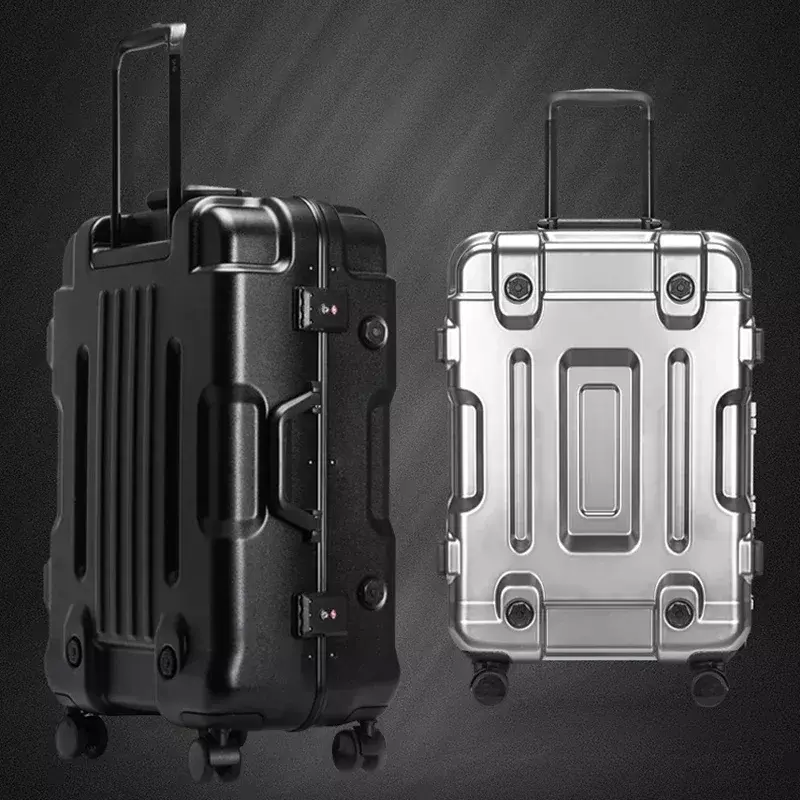 Personalized Luggage Men's Sturdy Thickened 28 Inch Trolley Box Silent Shockproof Universal Wheel Mounting Case Travel Suitcase