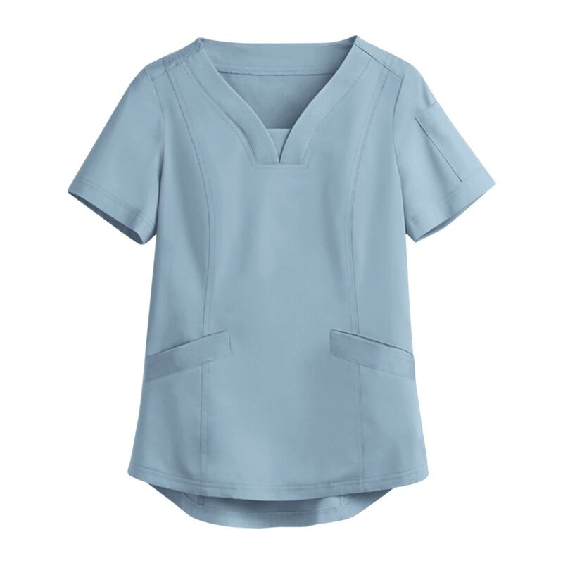Short Sleeve Newest Women Scrubs Wholesale Operating Room Uniform Hospital Clinical Workwear Clothing Surgical Workwear