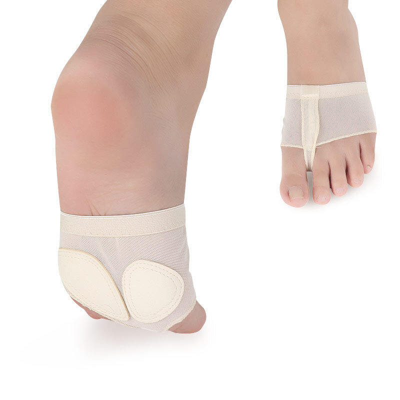 Dança do ventre profissional Ballet Toe Guard, Sapatos de exercício para os pés, Thong Dog Care Tools, Half Sole Gym Socks