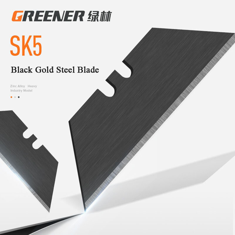 Green-Zinc Alloy Heavy Duty Art Knife Ferramenta de espessamento multifuncional Folding Wallpaper Faca elétrica Cortador de papel