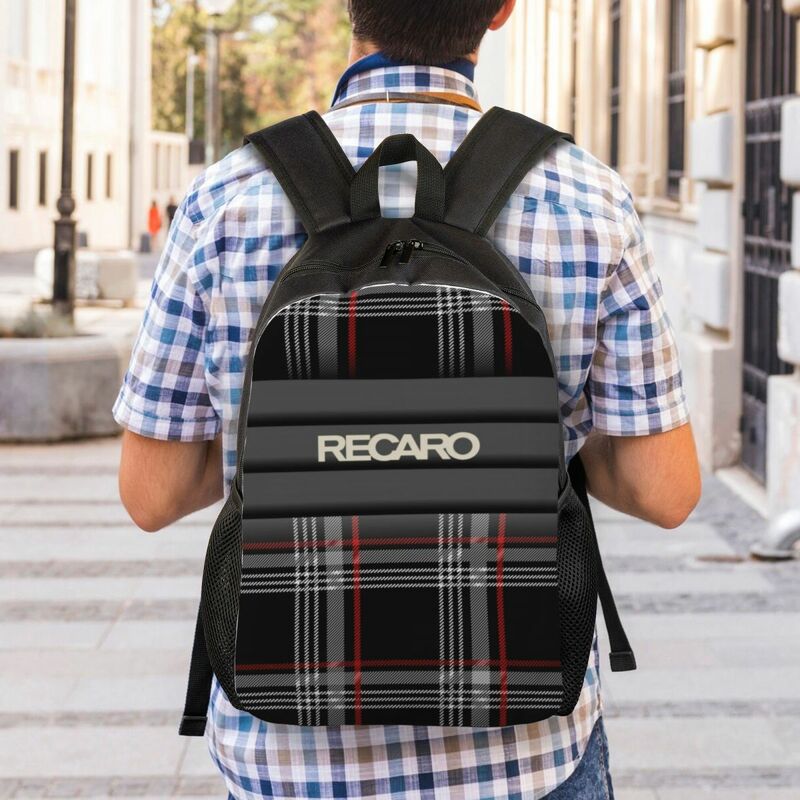 Rekaros-mochilas con logotipo personalizado para hombre y mujer, bolsa de libros informal para la escuela universitaria