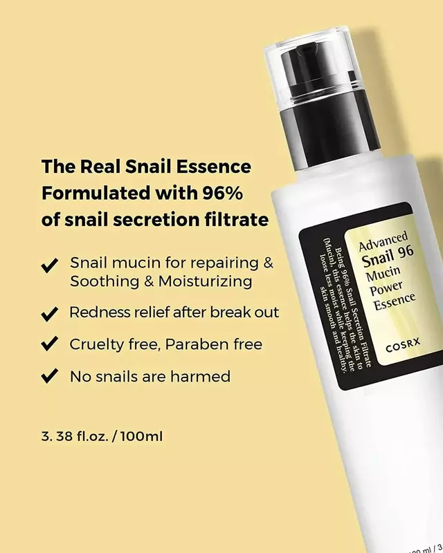 COSRX-Crème de soin anti-âge pour le visage à l'essence d'escargot, blanchissante et hydratante, cosmétique coréen original, 100ml