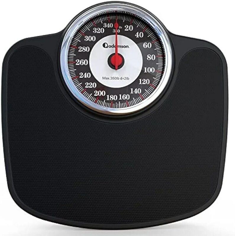 Adamson A27 Medical-Grade Scales for Body Weight - Up to 350 lb, Anti-Skid Surface, Extra Large Numbers - Professional High