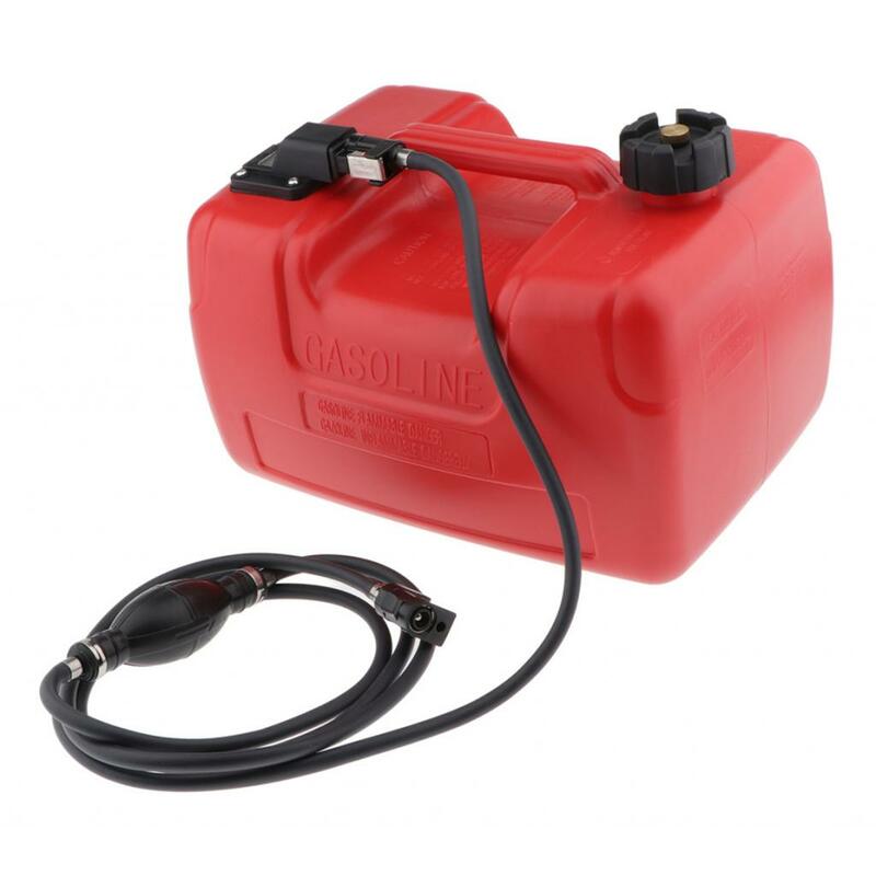 3.2 Gallon Fuel Tank/Portable for Outboard Engines with Connection