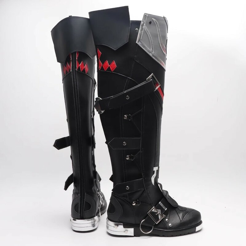 Games Genshin Impact Latest Wriothesley Cosplay Shoes Boots Fontaine Role Play Halloween Carnival Women Men Costume Party Props