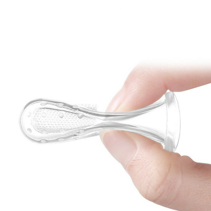 シリコンベビー指歯ブラシ,子供用の柔らかいゴム製歯ブラシ