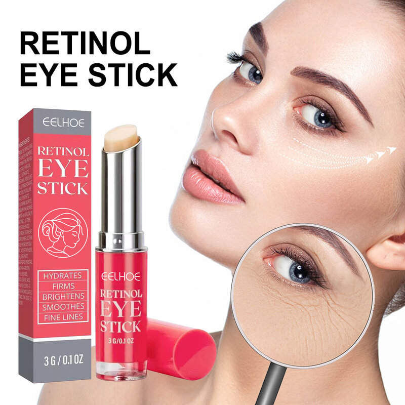 Retinol Eye Cream Stick Firming Anti-Aging Wrinkle For Dark Circles Puffiness Eye Cream Moisturizes The Skin Around The Eyes